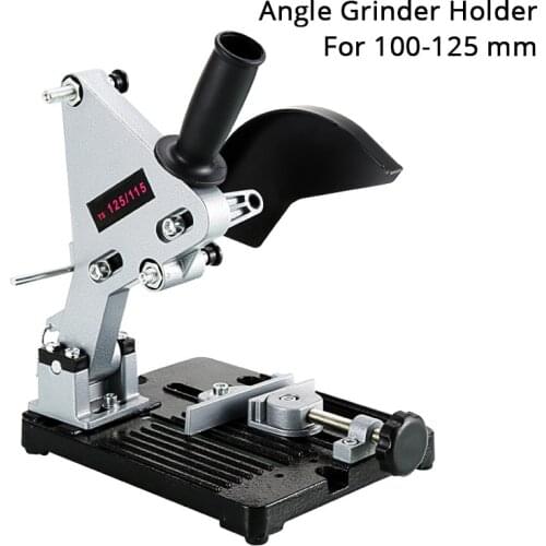 100-125 Angle Grinder Holder Stand Grinder Cutter Support Bracket DIY Cutting Machine Cast Iron / Iron Base