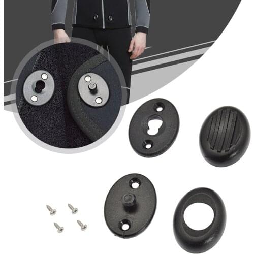 4Pcs Fasteners for Wetsuit Wet Suit Light Practical Connected Buckle Dive Sail Quality ABS Stable Portable Wetsuit Buckle