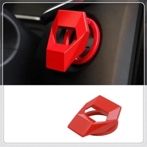 Car Styling Trim One-click Start Decor Sticker for Subaru XV WRX Tribeca G4e B9 R1 VIZIV Outback Baja B5-TPH Forester Ascent