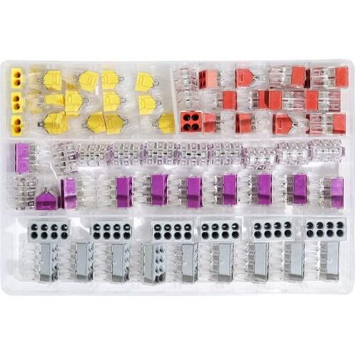 ZOOWOOY Quick Wire Connectors Push in cable wiring cable connector wire conductor connection Electrical Led Light Connector