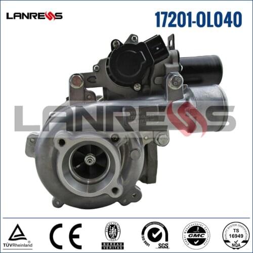 Electric turbocharger for Hilux LandCruiser 3.0 CT16V 1KD-FTV 17201-30110 17201-0L040 17201-OL040