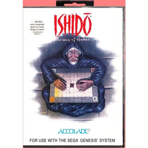 Ishido 16 Bit MD Game card with Retail Box For Sega Genesis & Mega Drive