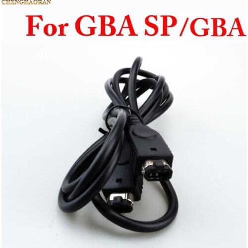 ChengHaoRan 50pcs 1.2M Black 2 Player for GBA GBASP Link Cable Cord For Nintendo GameBoy Advance SP GBC