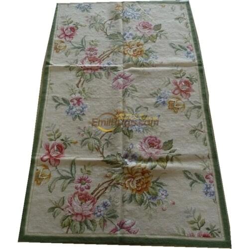Flower rug needlepoint rugs wool carpets for living room persian style carpet large carpet