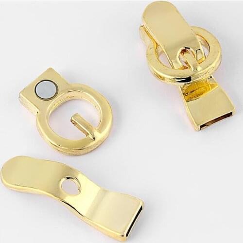 2Sets Buckle Hasp Magnetic Clasp for 5mm 10mm Flat Leather Cord bracelets Jewelry findings