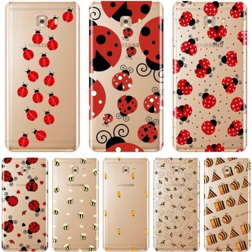 Soft Phone Case Silicone For Samsung Galaxy C9 C7 C5 Pro Bee Ladybug Pretty Aesthetic Back Cover For Samsung Galaxy C5 C7 C8