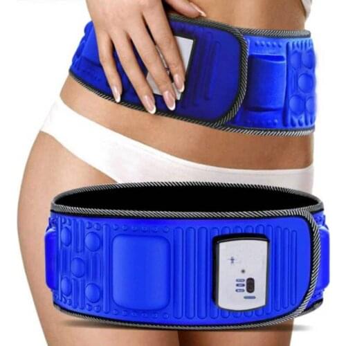 Slimming muscle cellulite Massage Belt vibrator Waist Leg Massager back electric Fat Burning 5 Motor Vibration Weight Loss