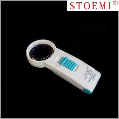 STOEMI 7X 7812 High Quality Handheld LED Lamp Lighting Magnifier Aspheric Lens Optical Tool for Reading Repairing Jewelry