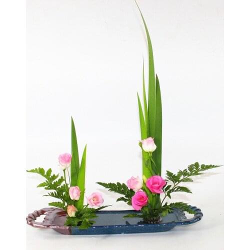 Vintage Ceramics Flower Pot Plate Classic Art Flowers Arrangement Containers Plant Pot Vase Hotel Tea Room Macetas Decorativas