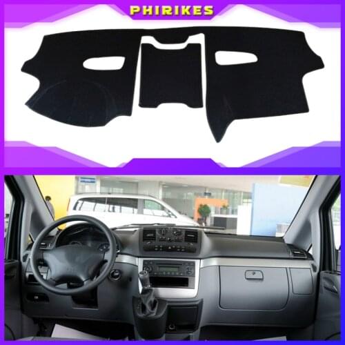 Car Inner Auto Dashboard Cover Dashmat Pad Carpet Sun Shade Dash Board Cover Fit For Mercedes-Benz Vito 2010 2011 2012 2013