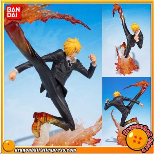 Japan Anime "ONE PIECE" Original BANDAI Tamashii Nations Figuarts ZERO Collection Figure - Sanji -Diable Jambe Premier Hache