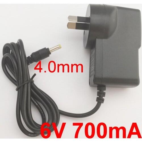 1PCS 6V 700mA High quality DC 6V 700mA & 0.7A AC 100V-240V Converter Switching power adapter Supply AU Plug DC 4.0mm x 1.7mm