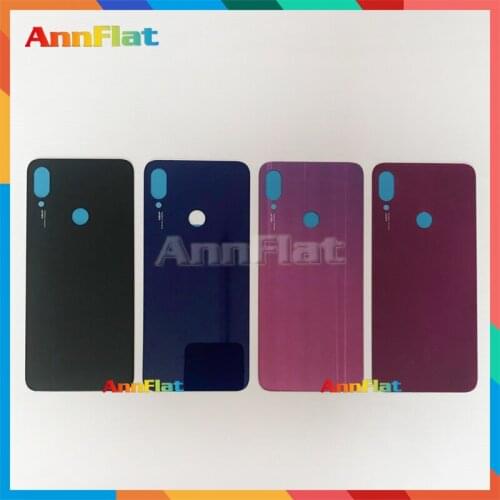 10pcs /lot High Quality For Xiaomi Redmi Note 7 / Note 7 Pro Back Housing Battery Cover Door Rear Cover Glass with Adhesive
