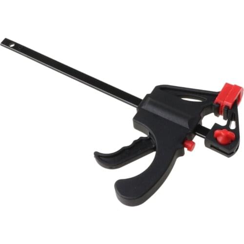 5pcs/set 4/6 Inches Multifunctional F-shaped Fixed Clip Woodworking Metal Board Fast Clamps Spring Carpentry Handle Clamp