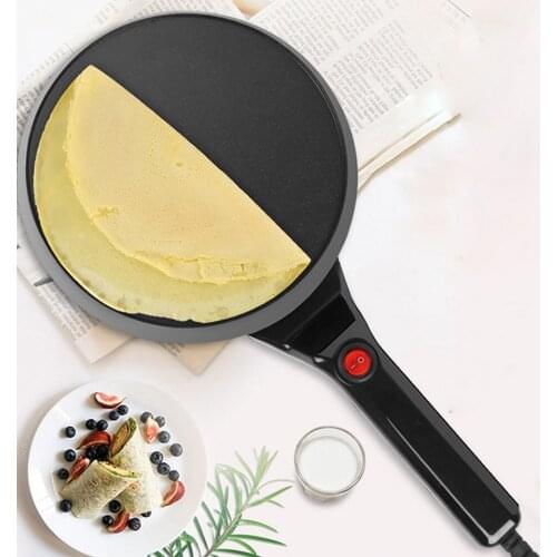 AICHEN Electric Crepe Maker Breakfast Pizza Machine Pancake Baking Pan Cake Non-stick Griddle Chinese Spring Roll Cooking Tools