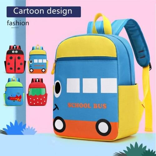 Car Bags Kindergarten Children School Bag Girls Boy Backpack Cartoon Mochila Infantil Large Capacity Orthopedic Travel Schoolbag