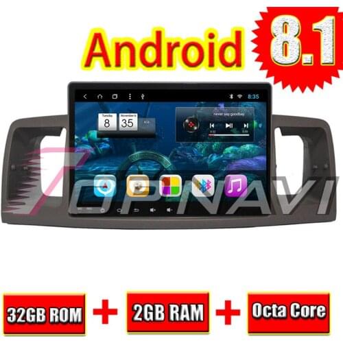 Car Auto Multimedia for Toyota COROLLA EX 2007 2008 2009 2010 2011 2012 2013 9'' Android 8.1 Topnavi GPS Navigation NO DVD 2Din