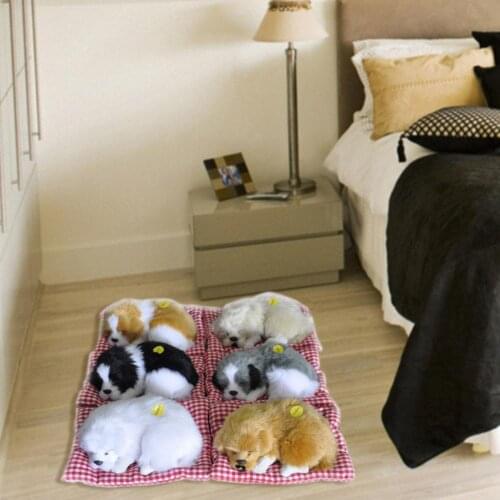 Will be called a simulated simulation dog model dog decoration gift manufacturer direct-sale cloth mat nap dog fur toy