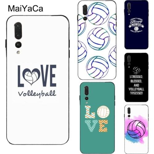 MaiYaCa Play Volleyball Quotes Case For Huawei Honor 20 7A Pro 10i 8X 9X 9 10 Lite 7C 8A 8C 8S Y9 Y6 Y7 2019 Nova 5T