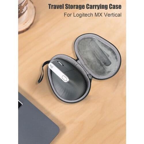 Black EVA Hard Mouse Storage Case Travel Portable Shockproof Protective Pouch Bag For Logitech MX Vertical Wireless Mouse Bag