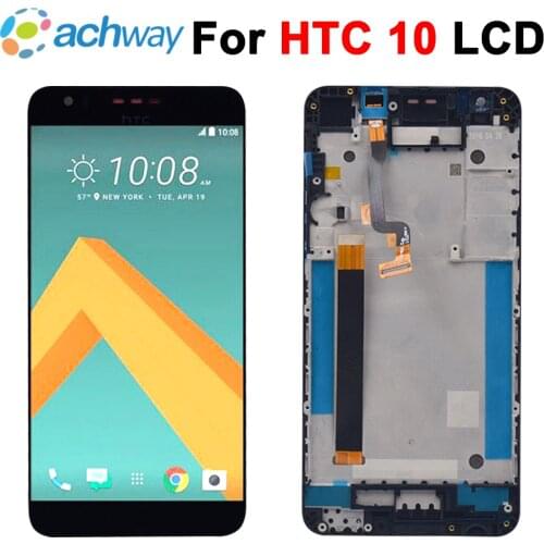 Black 5.5" LCD For HTC 10 Lifestyle Display Touch Screen Digitizer Assembly With Frame Replacement parts For HTC Desire 825 LCD