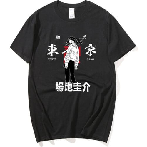 Spring Summer Japan Anime Tokyo Revengers Print T-shirt Harajuku Mens t shirt Short Sleeve Streetwear Plus size Tshirt HIP HOP