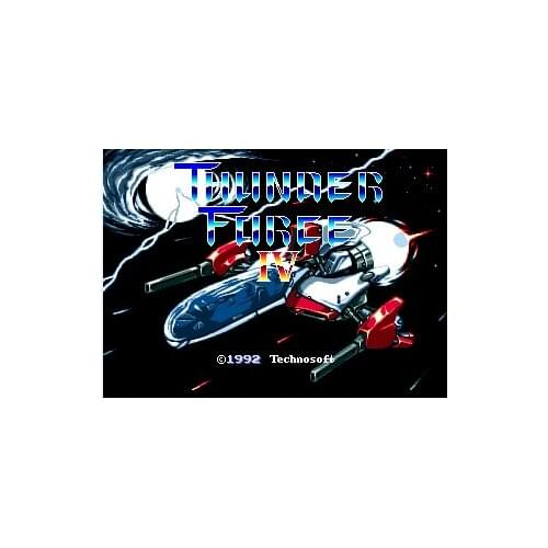 Thunder Force IV Game Cartridge Newest 16 bit Game Card For Sega Mega Drive / Genesis System