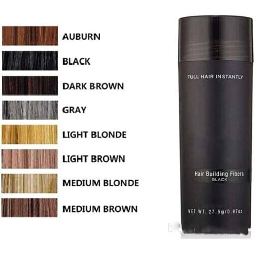 JETTING Hot Sale Salon Beauty Hair Fiber Keratin Hair Building Fibers Powder Hair Loss Concealer Hair Care Growth Products