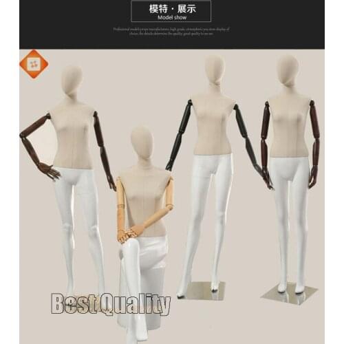 Fashionable Best Quality Women Fiberglass Mannequin Full Body Women Mannequin With Flexible Hand