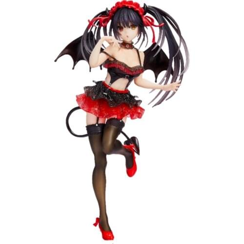 Original Taito Anime Figure Kurumi Tokisaki Little Devil Ver. Action Figure Model Decoration Collection Toy Birthday Gift