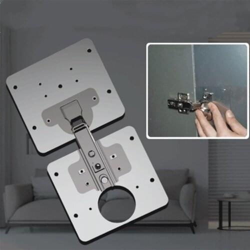 Hinge Repair Plate for Cabinet Furniture Drawer Window Stainless Steel Plate Repair Accessory