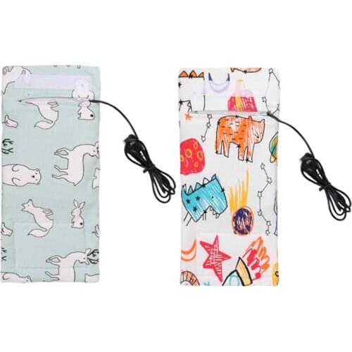 Portable USB Baby Bottle Warmer Travel Cup Heater Outdoor Infant Milk Feeding Nursing Bottle Heated Cover Insulated Bag