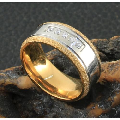 Simple Style Stainless Steel Jewelry Rings Fashion Gift Joyas De Acero Inoxidable Para Mujer RRYZ011