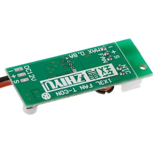 DC 12V Temperature Speed Controler Denoised Speed Controller for PC Fan/Alarm T84C