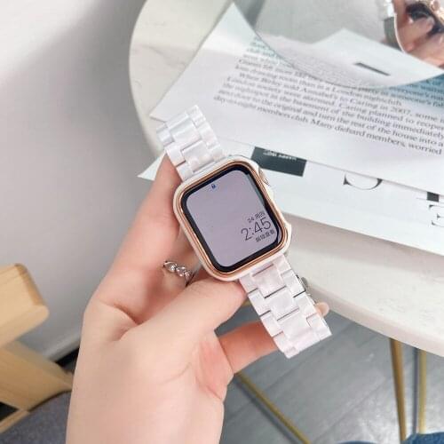 Fashion Sport Band for Apple Watch 38mm 42mm Light Weight Strap for iWatch Series 1 2 3 4 5 6 SE Wristband 40mm 44mm Correa