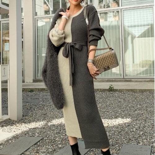 SaHezeng Fashionable Knitted Dresses