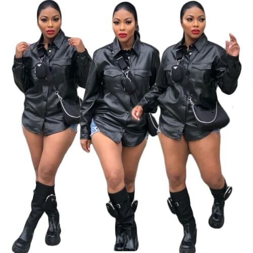 Женские модные кожаные куртки SAZ China At AliExpress