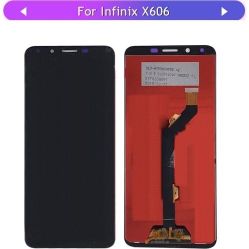 For Infinix Hot 6 X606 X606B Hot6 Touch Screen LCD Display Assembly Glass Panel Touch Sensor Digitizer replacement