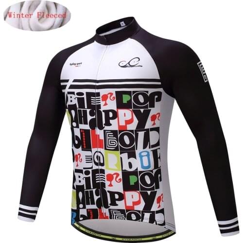 CYCEARTH 2017 Thermal Fleece Cycling Jersey Winter Jacket Bicycle Clothing Bike Warm Maillot Sport Wear CEFJ003