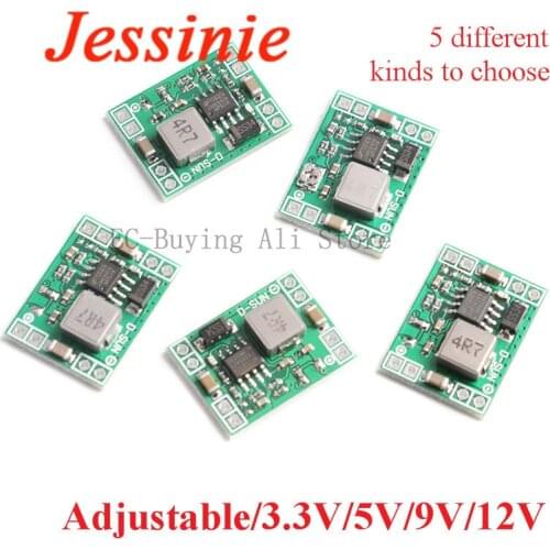 Ultra-Small Size Mini DC-DC 3A Step Down Power Supply Module MP1584 Voltage Buck Converter Adjustable 3.3V 5V 9V 12V for Arduino