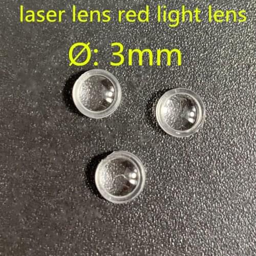 High quality diameter 3mm Laser Focus Lens Spot lens Clean surface