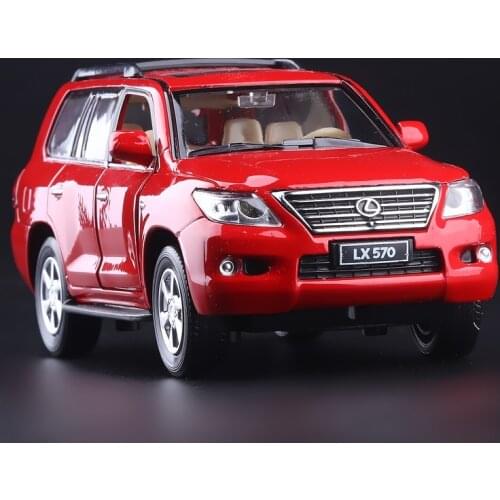 High Simulation Exquisite Diecasts & Toy Vehicles: Caipo Car Styling LEXUS LX570 Luxury Off-Road SUV 1:32 Alloy Diecast Model