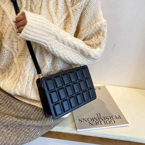 Fun Bags Autumn and Winter Small Crossbody Bags Female PU Leather Shoulder Handbags and Purses Personality Diagonal Womens Bag