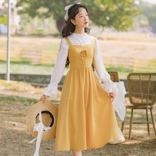 Summer Sweet Sling Dress Women 2021 Bow Tie Strap Slim Sleeveless Sling Dress Square Neck Versatile Pure Color Vestido Elegant