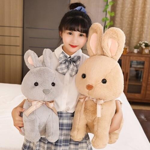 1pc 65CM Big kawaii Rabbit Plush Toys Stuffed Soft Sitting Animal Plush Rabbit Dolls Children Kids Cartoon Toy Birthday Gifts