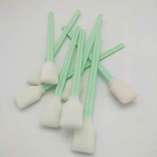 Vilaxh 100pcs cleaning swabs sponge stick for Roland/Epson/Mimaki/Mutoh Eco solvent printer Cleaning Swab
