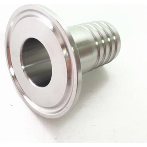 19mm 3/4" Hose Barb x 1.5" Tri Clamp SUS 316L Stainless Steel Sanitary Tri-Clamp Hosetail Coupler Fitting Home Brew
