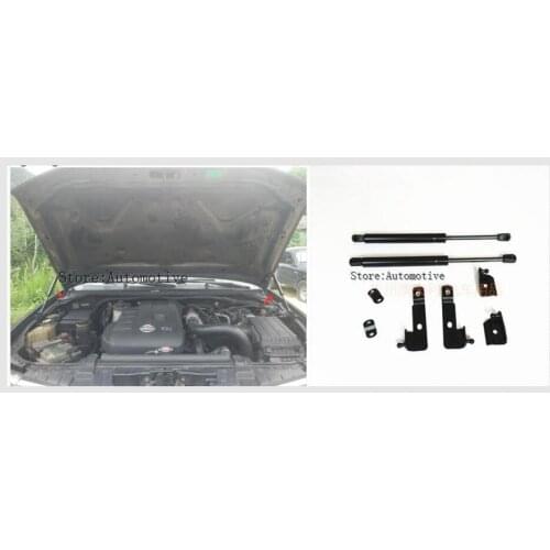 4x4 Accessories Front Hood Bonnet Gas Lift Support Shock Strut Damper for Nissan NAVARA D40 2005-2015
