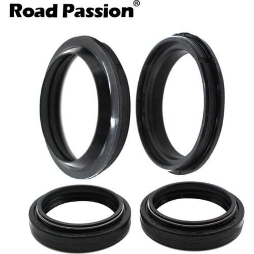 Road Passion Motorcycle 41x53x8/10.5 Front Fork Damper Shock absorber Oil Seal and Dust Seal For Kawasaki KZ1300B KZ1300 EN500C