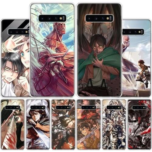 Shingeki No Kyojin Anime Cover Phone Case For Samsung Galaxy A51 A71 A70 A50 A40 A30 A20E A10S M30S A01 A6 A7 A8 A9 Plus Coque